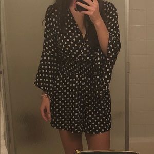 Polka dot romper